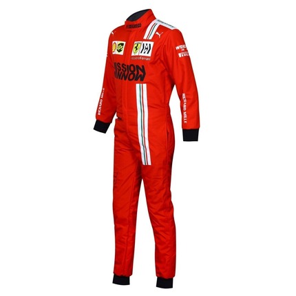 Ferrari Shell Go Kart Racing Suit Level 2 – Digital Printed Karting Gear