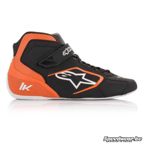 AlpineStar Go Kart Racing Shoes Black Colour Digital Printed Made To Measure Level 2 Karting 