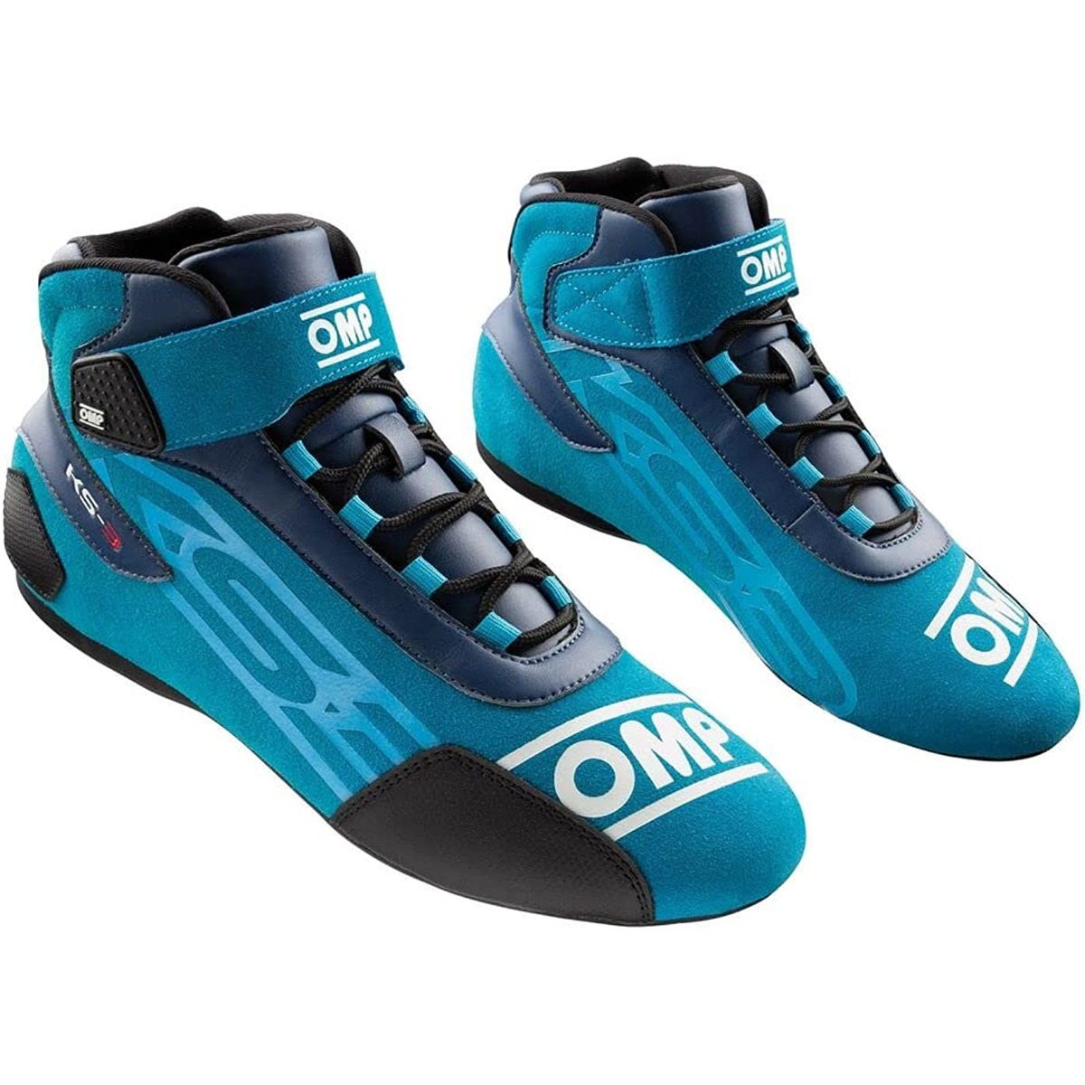 OMP Go Kart Racing Shoes Digital Printed Premium Leather Karting Performance Footwear for Pro Racers