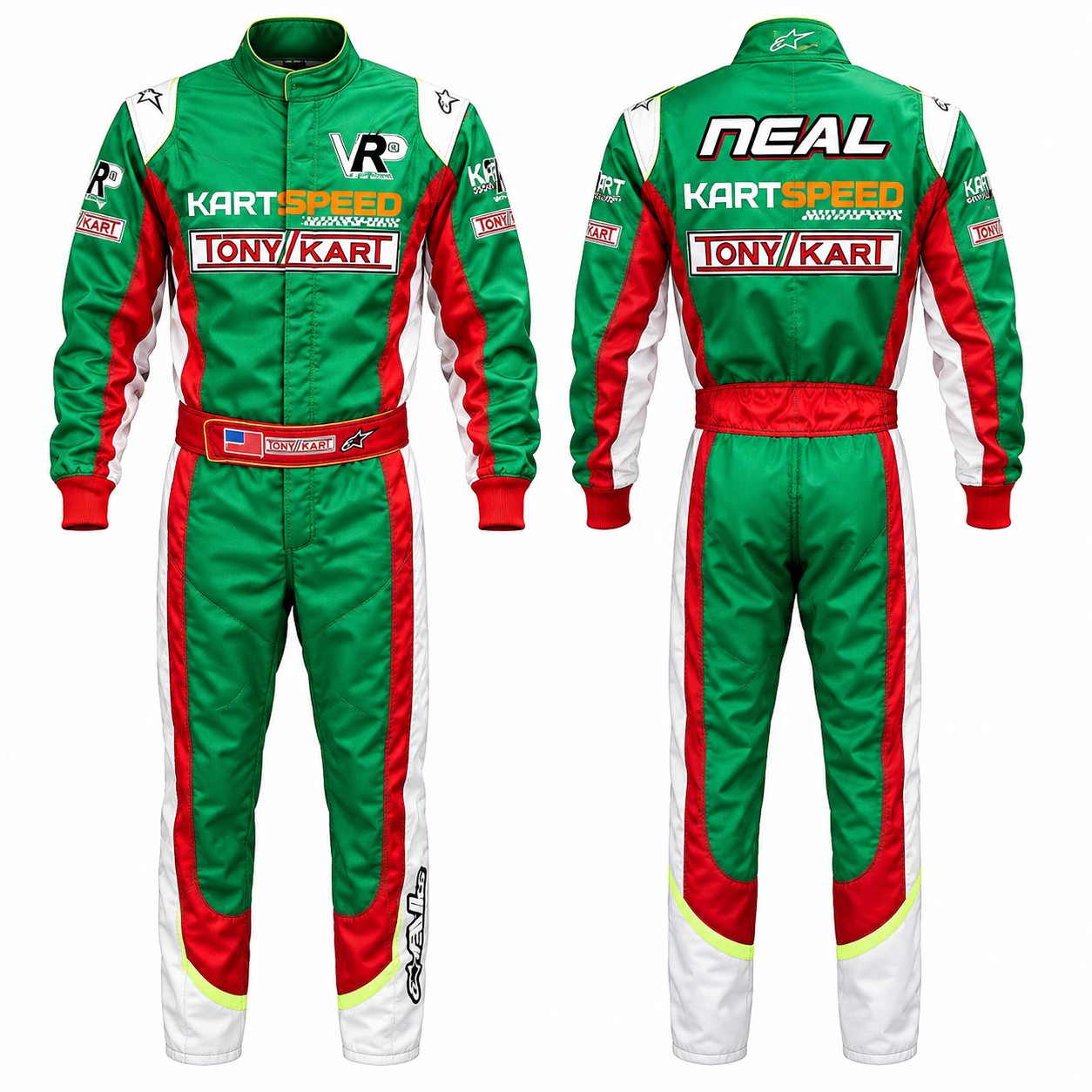 Go-Kart Racing Suit Digital Printed Custom Designed Kart Suit for Kids & Adults - Image 3