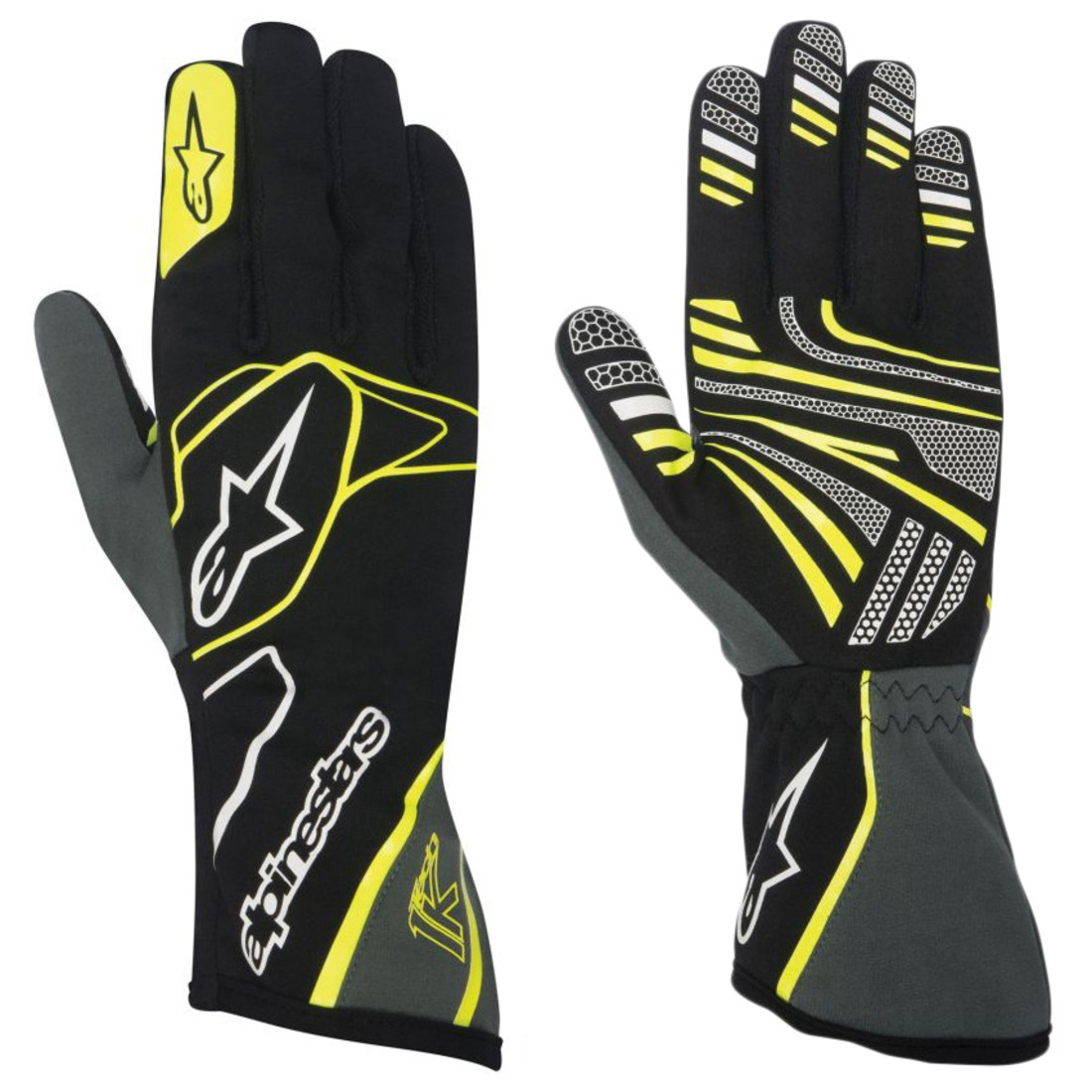 High Grip Kart Gloves – Entry Level Racing Gloves Alpine Star Go Kart Racing Gloves – Superior Grip & Flexibility | Medium | RaceGear Pro