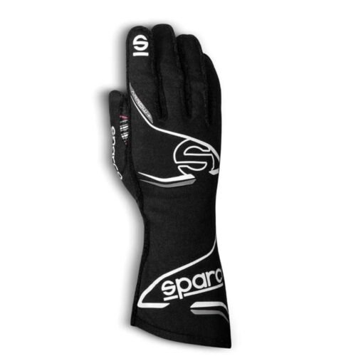 Sparco Formula black racing shoes mid top leather race boots