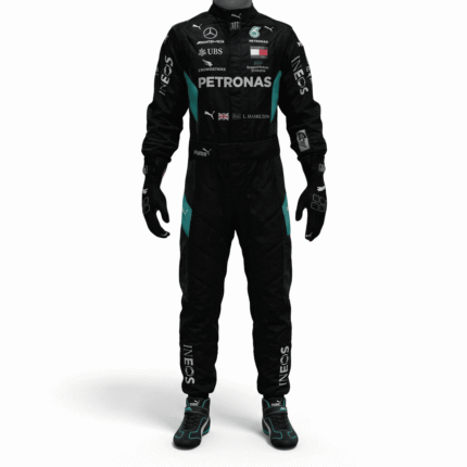PETRONAS Go-Kart Racing Suit – Digital Printed Lightweight One Piece Karting Outfit