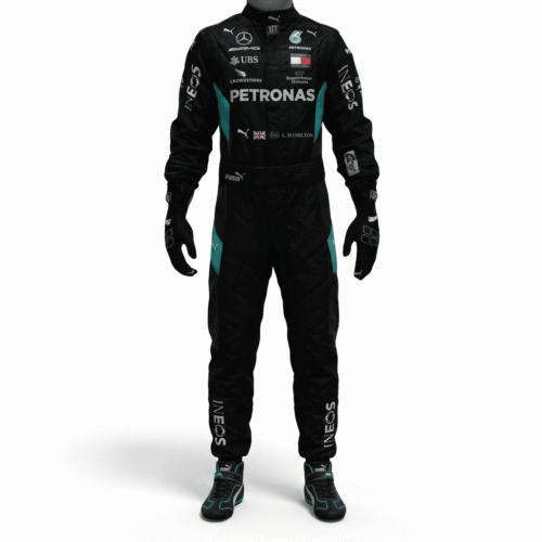 PETRONAS Go-Kart Racing Suit – Digital Printed Lightweight One Piece Karting Outfit
