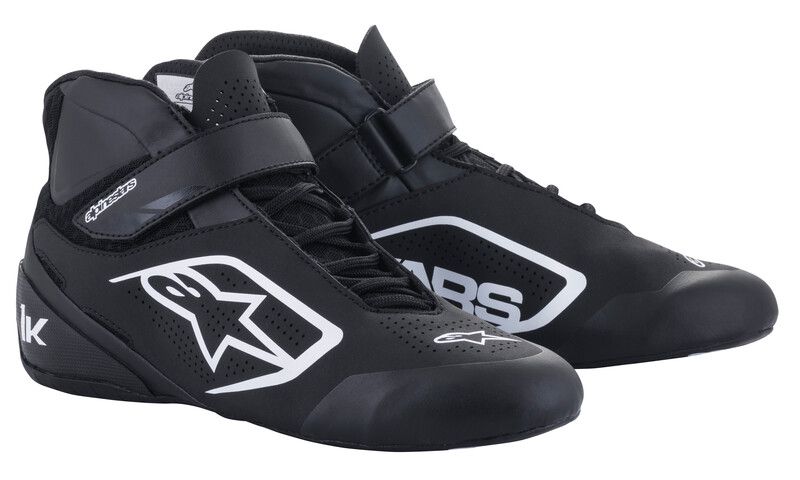 AlpineStar Go Kart Racing Shoes Black Colour Digital Printed Made To Measure Level 2 Karting AlpineStar Go Kart Racing Shoes Black Colour Digital Printed Made To Measure Level 2 Karting