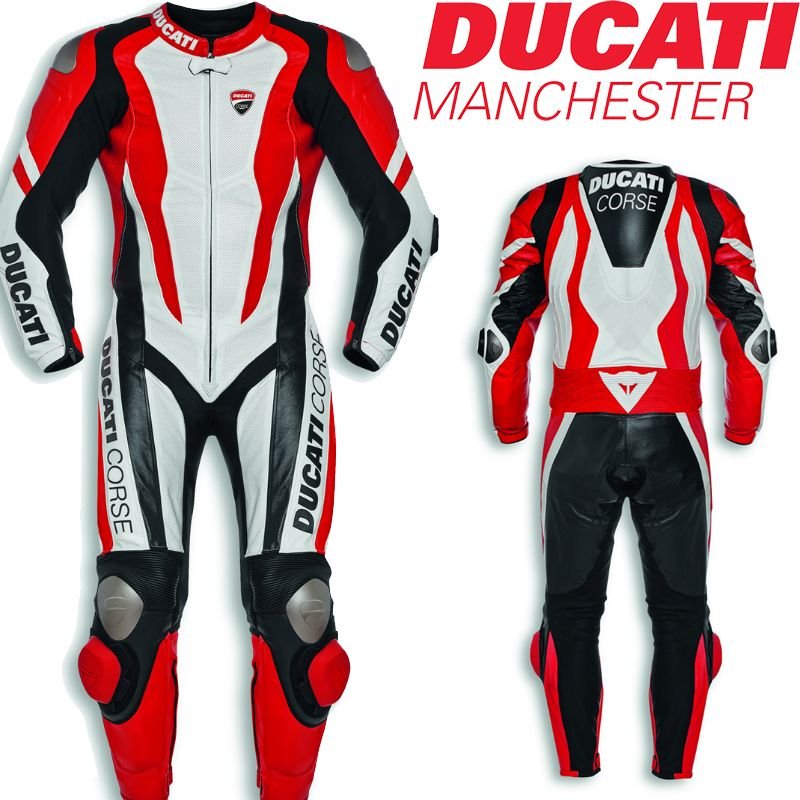 Ducati Dainese Corse K1 One-Piece Leather Motorcycle Racing Suit - Premium Track Day Performance Suit Ducati Dainese Corse K1 One-Piece Leather Motorcycle Racing Suit - Premium Track Day Performance Suit