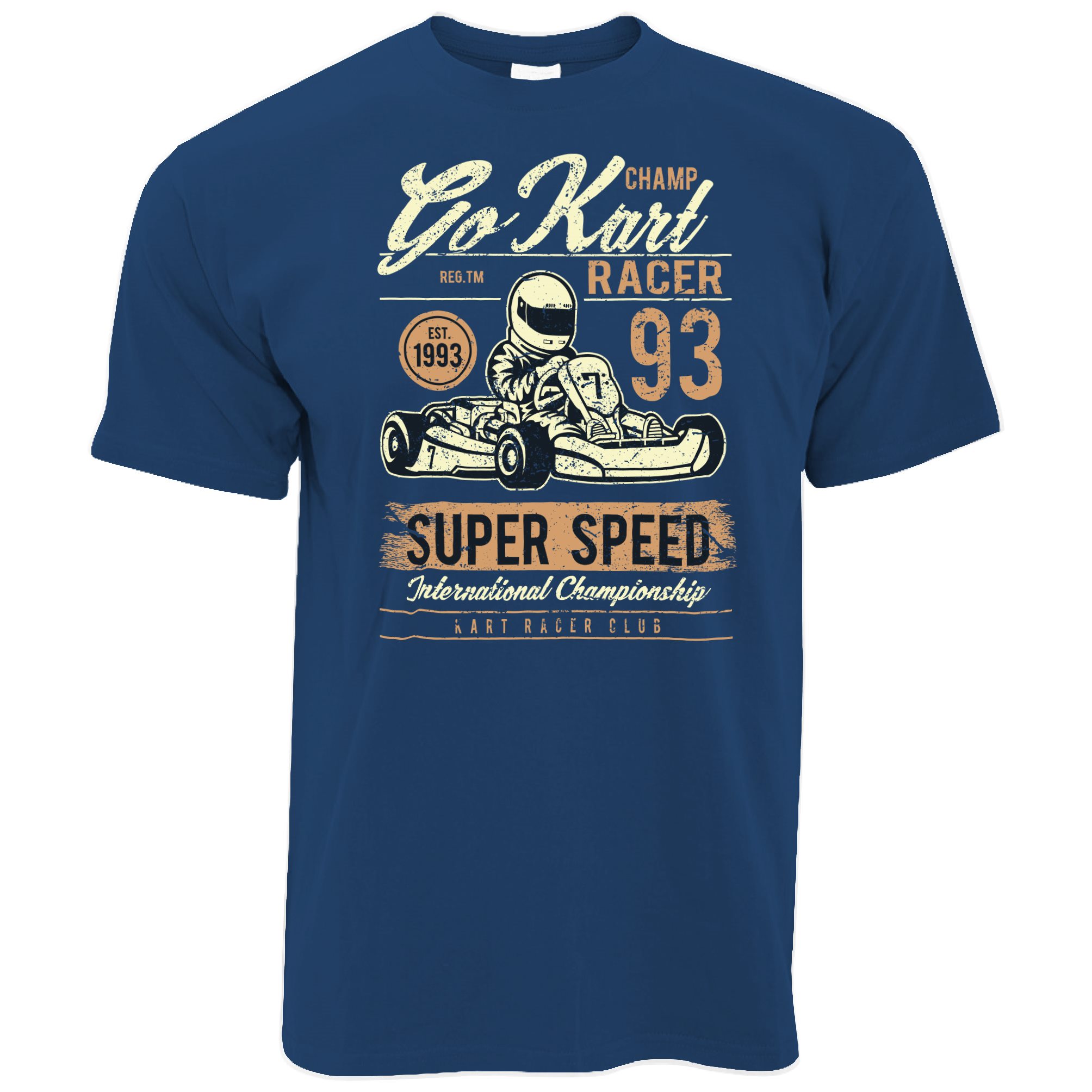 Go Kart Royal Blue Racing Shirt Digital Printed Made To Measure Level 2 Karting Go Kart Racing Shirt Digital Printed Made To Measure Level 2 Karting