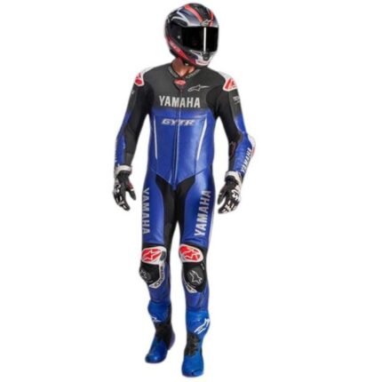 Alpinestars Yamaha GP-R7 1-Piece Leather Motorcycle Racing Suit – Premium Track Day Performance Suit