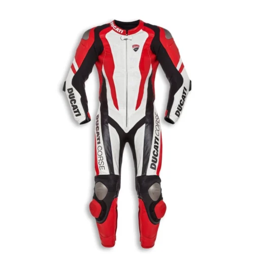Ducati Dainese Corse K1 One-Piece Leather Motorcycle Racing Suit - Premium Track Day Performance Suit Ducati Dainese Corse K1 One-Piece Leather Motorcycle Racing Suit - Premium Track Day Performance Suit