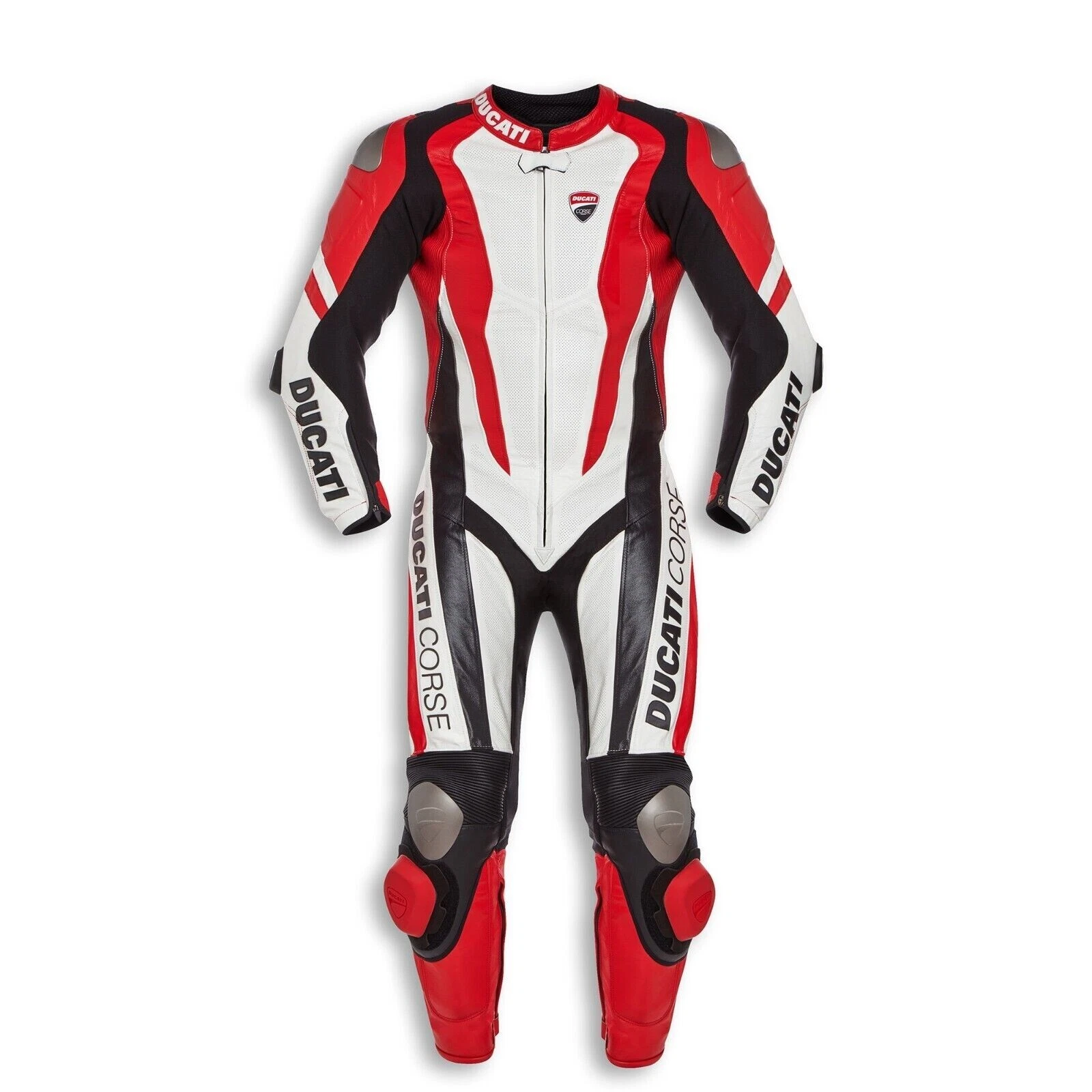 Ducati Dainese Corse K1 One-Piece Leather Motorcycle Racing Suit - Premium Track Day Performance Suit Ducati Dainese Corse K1 One-Piece Leather Motorcycle Racing Suit - Premium Track Day Performance Suit