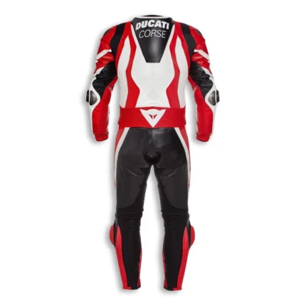 Ducati Dainese Corse K1 One-Piece Leather Motorcycle Racing Suit - Premium Track Day Performance Suit