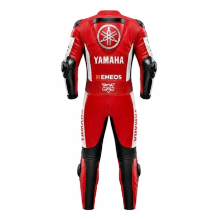 Yamaha Racing One-Piece Leather Motorcycle Racing Suit Premium Track Day Performance Suit