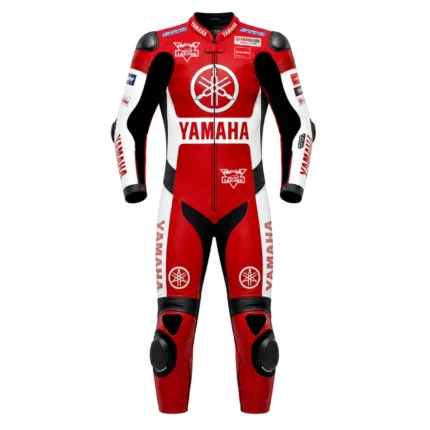 Yamaha Racing One-Piece Leather Motorcycle Racing Suit Premium Track Day Performance Suit