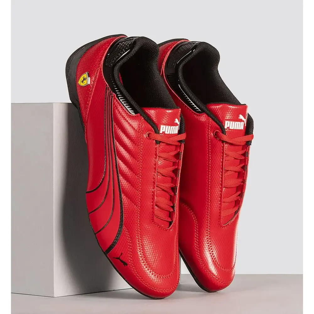 Ferrari Go Kart Racing Shoes – Digital Printed Premium Leather