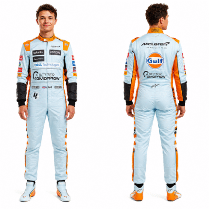 McLaren Go Kart Racing Suit Digital Printed Made To Measure Level 2 Karting