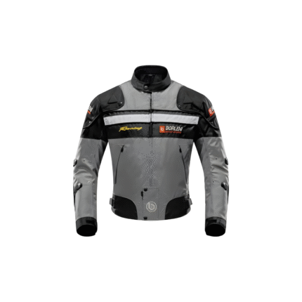 Men’s 600D Cordura Motorcycle Jacket – Armored Riding Jacket with Thermal Liner & Reflective Safety Strips