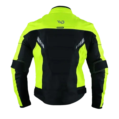 Men’s Textile Motorcycle Jacket Waterproof Cordura Riding Gear with Armor, Thermal Liner & Reflective Panels