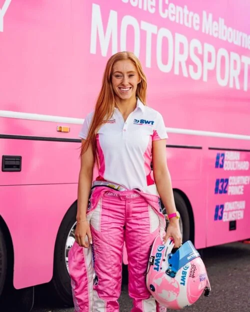 Pink Women's Go Kart Racing Suit Pink Women's Go Kart Racing Suit
