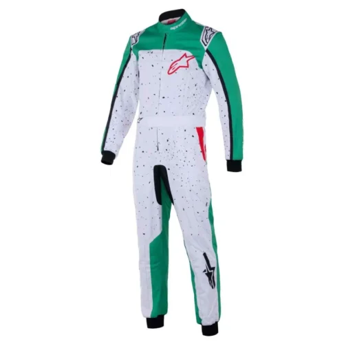 Alpinestars, KMX-9 V3, Graphic 6, Karting Suit, Go Kart Racing, Dual-Layer Suit, Entry Level Racer, Performance Race Gear, Moisture Wicking Lining, Tech Mesh Panels