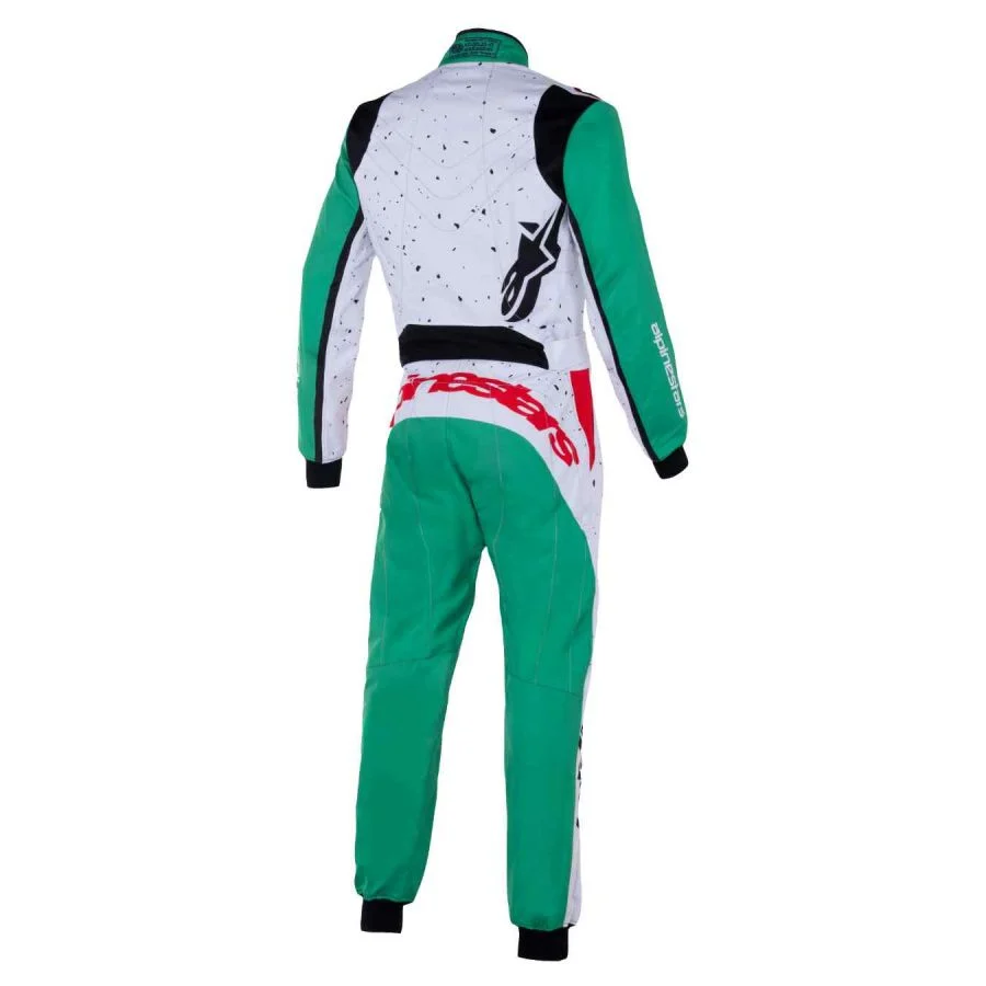 Alpinestars, KMX-9 V3, Graphic 6, Karting Suit, Go Kart Racing, Dual-Layer Suit, Entry Level Racer, Performance Race Gear, Moisture Wicking Lining, Tech Mesh Panels