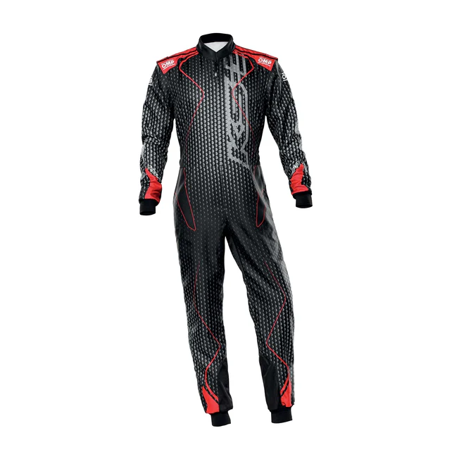 OMP Golden and Black Go Kart Race Suit - Digital Printed - Made to Measure - Level 2 Karting