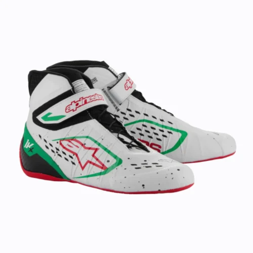 Tech-1 KXAlpineStar Go Kart Racing Shoes – Digital Printed Premium Leather | Karting Performance | RaceGear ProV3 Shoes