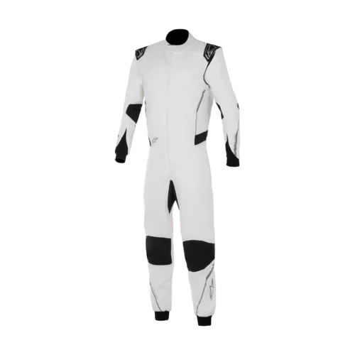 Alpinestars Hypertech V3 Auto Racing Suit Mid-Gray Black Red Fluo Ultra-Lightweight Two-Layer Digital Printed Driver Suit