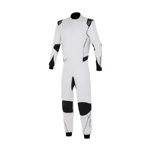 Alpinestars Hypertech V3 Auto Racing Suit Mid-Gray Black Red Fluo Ultra-Lightweight Two-Layer Digital Printed Driver Suit