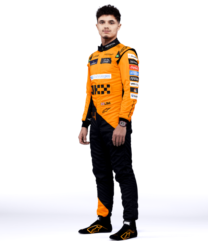 Lando Norris Edition Go Kart Racing Suit Digital Printed To Measure Level 2 Karting Suit
