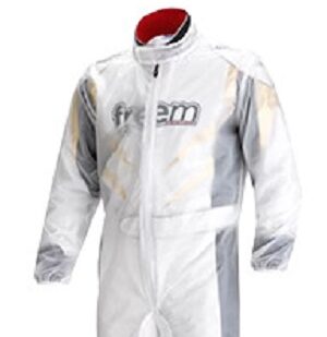 OMP FREEM Kart Racing Rain Suit - Waterproof, Breathable, and Durable Protective Gear