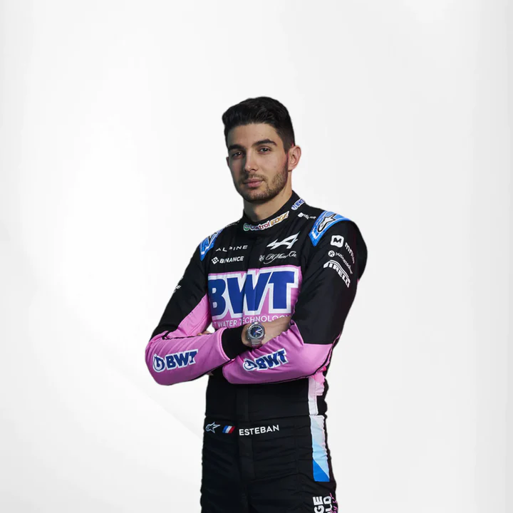 Alpine Go Kart Race Suit Black and Pink Digital Printed Made to Measure Level 2 Karting