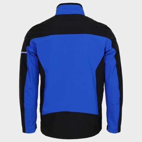 Men's Outdoor Softshell Jacket with Water | resistant Zippers | Blue/Black