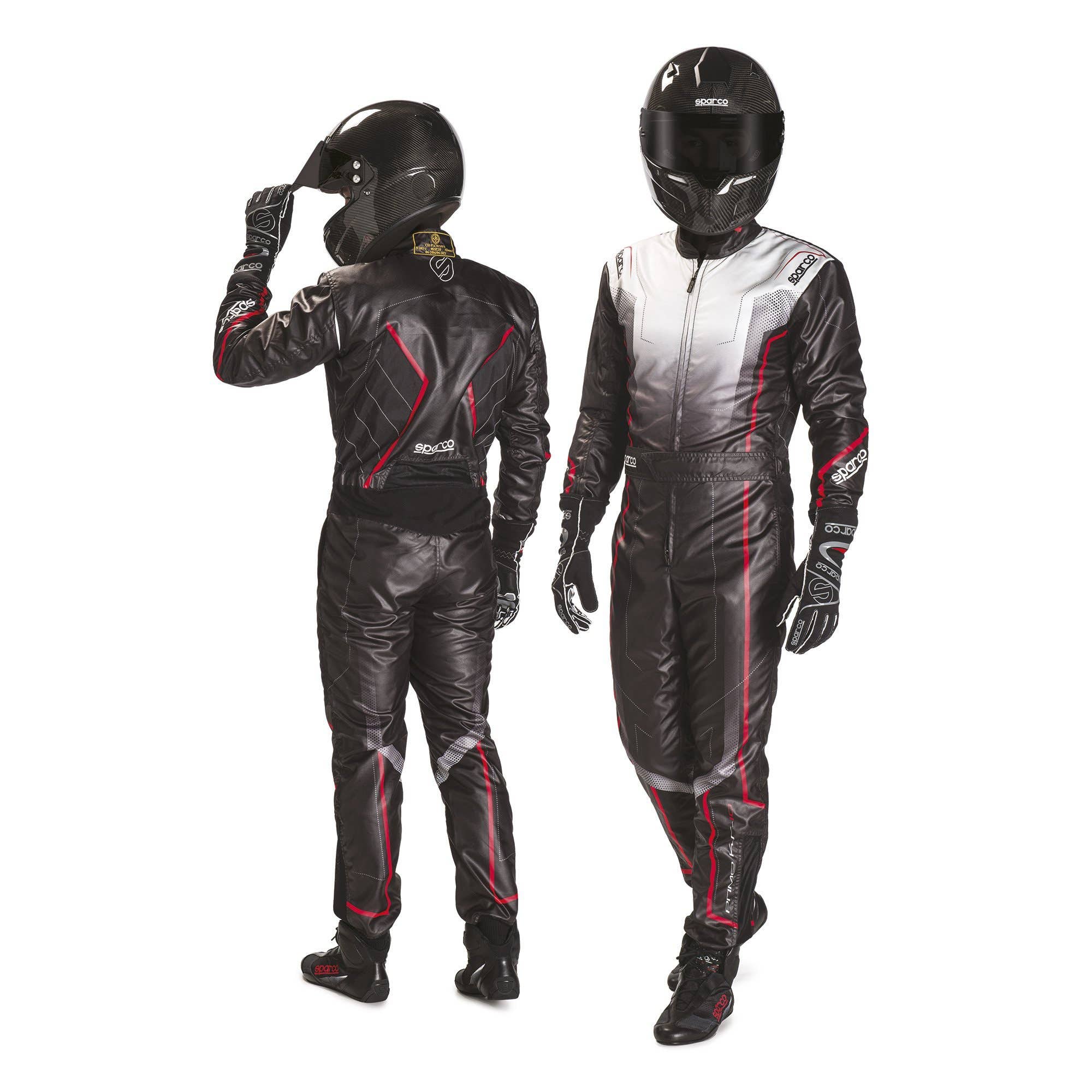 Sparco Racing Suit Digital Printed, Made-to-Measure, Level 2 Karting - Gradient Design with Red Accents