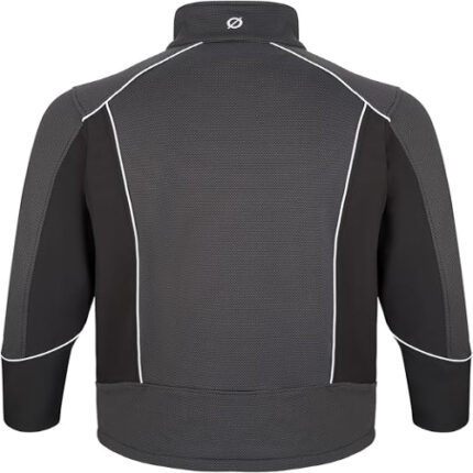 Men’s Softshell Full-Zip Jacket – Lightweight Water-Resistant Windbreaker