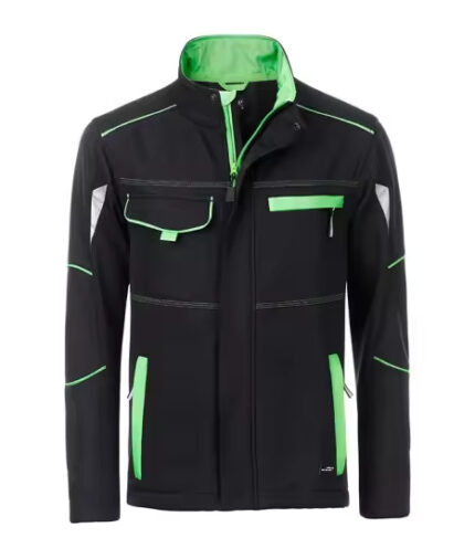 Men's High-Visibility Softshell Work Jacket