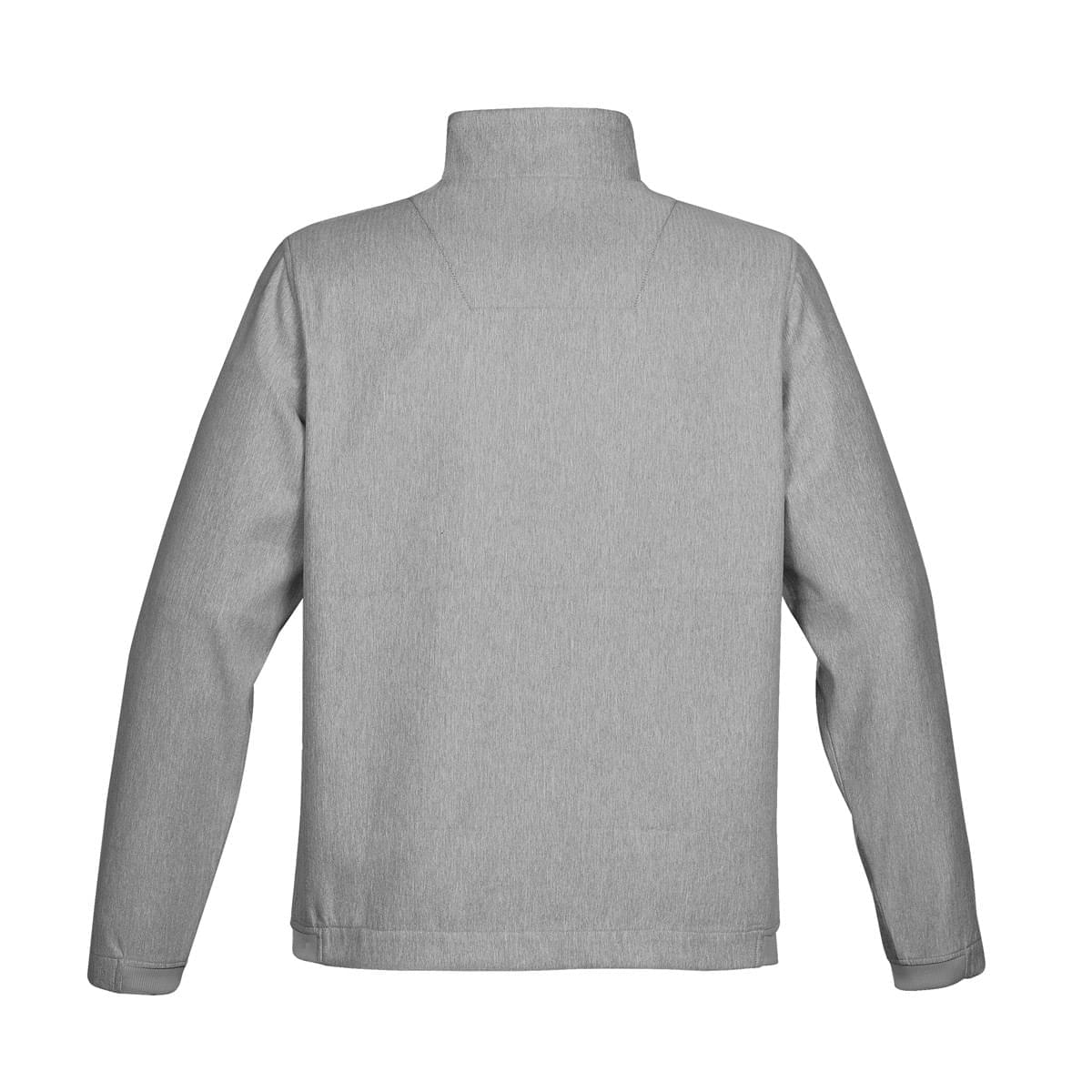 Men’s Herringbone Textured Jacket with Rib Trim and Metal