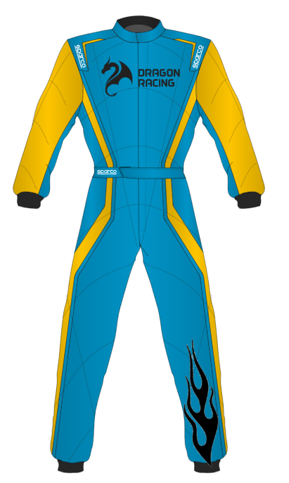 Go Kart Racing Suit Digital Printed To Measure