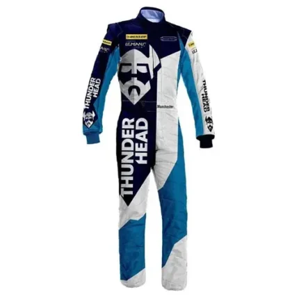 Thunder Head Custom Racing Suit – Digitally Printed Le Mans Jumpsuit for Kids & Adults by UK Sports