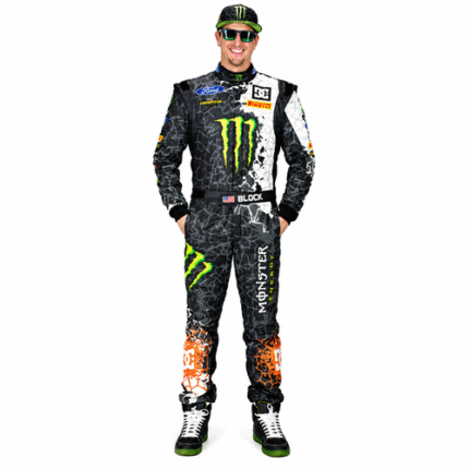 Black and White Bull Go Kart Race Suit Digital Printed Custom Fit Level 2 Karting