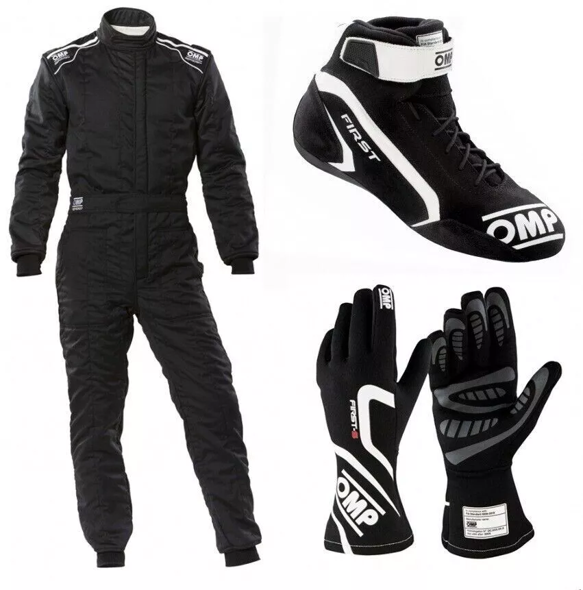 OMP Go Kart Racing Complete Kit with Suit, Shoes, and Gloves Digital Printed Level 2 Suit CE FIA Approved OMP Go Kart Racing Complete Kit with Suit, Shoes, and Gloves Digital Printed Level 2 Suit CE FIA Approved
