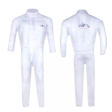 Transparent Kart Racing Rain Suit – Waterproof Overall Gear