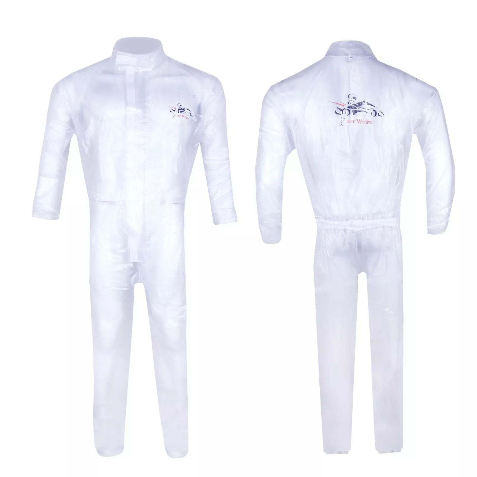 Transparent Overall Kart Racing Suit Waterproof Transparent Overall Kart Racing Suit Waterproof