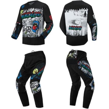 Men’s Motocross Jersey & Pants Combo Custom MX Gear Set for Off-Road Dirt Bike Riding Performance