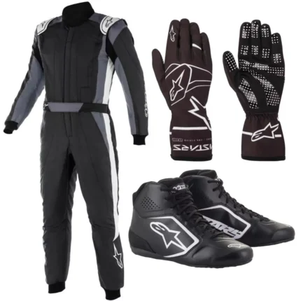 Alpine Star Go Kart Racing Suit Complete Kit Level 2 Digital Printed Suit Gloves Shoes Custom Options Gear