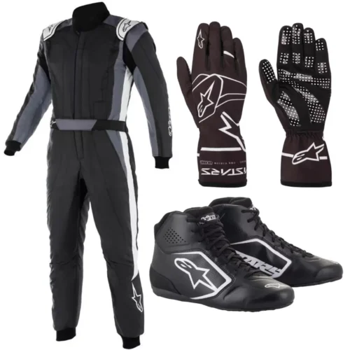 Alpine Star Go Kart Racing Suit Complete Kit Level 2 Digital Printed Suit Gloves Shoes Custom Options Gear