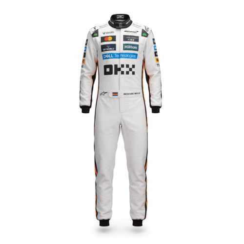 Grand Prix Monaco Lando Norris Kart Suit Level 2 Digital Printed Professional Go Kart Racing Gear