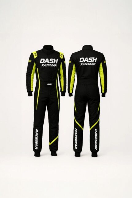 Digital Printed Go-Kart Racing Suit – Lightweight One Piece Karting Race Outfit