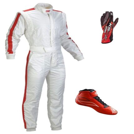 OMP Go Kart Racing Suit Complete Kit | KS-3 Art Gear Bundle
