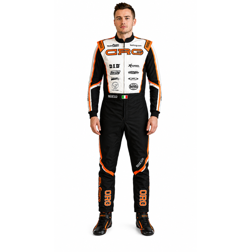 sparco crg racing suit orange black white team gear level 2 certified race overalls protective track suit motorsport clothing sparco crg racing suit orange black white team gear level 2 certified race overalls protective track suit motorsport clothing