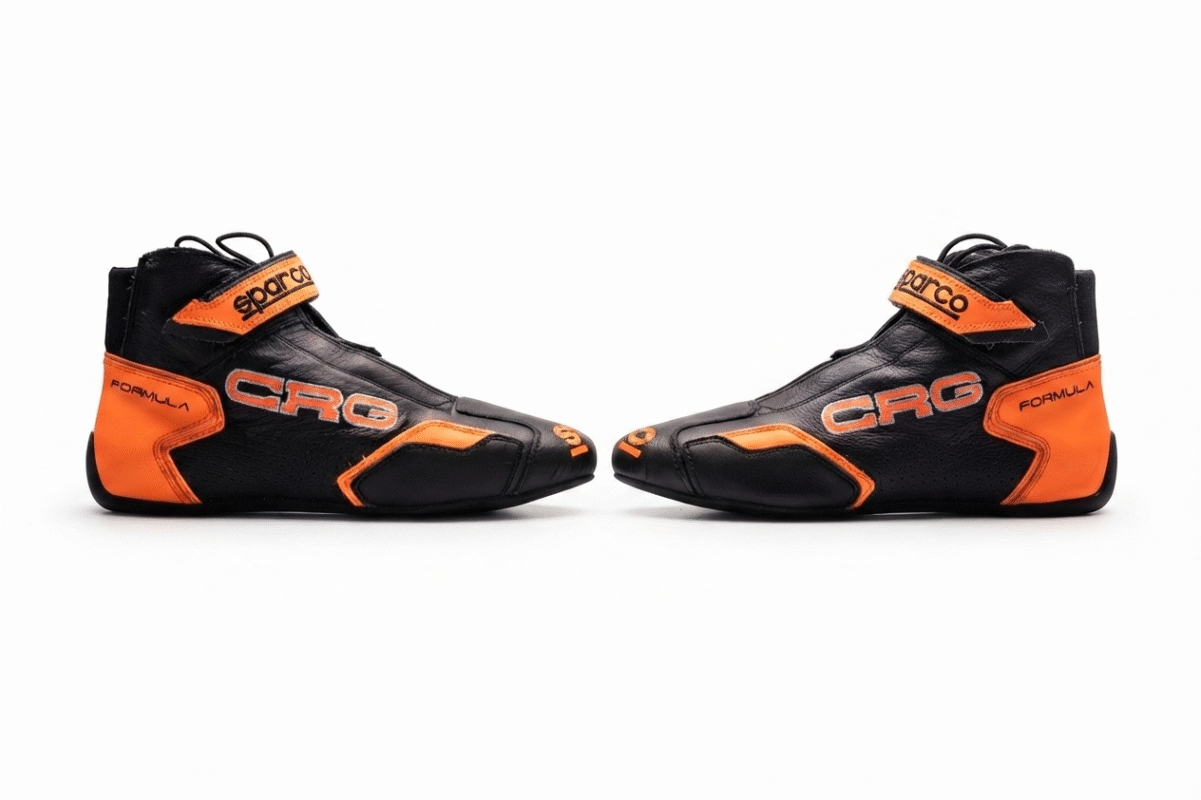 sparco formula crg black orange high top karting shoes leather racing boots track day footwear car pedal grip sneakers sparco formula crg black orange high top karting shoes leather racing boots track day footwear car pedal grip sneakers